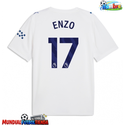 Camiseta Manchester City Enzo Fernandez #17 Tercera Equipación Replica 2026-27 mangas cortas